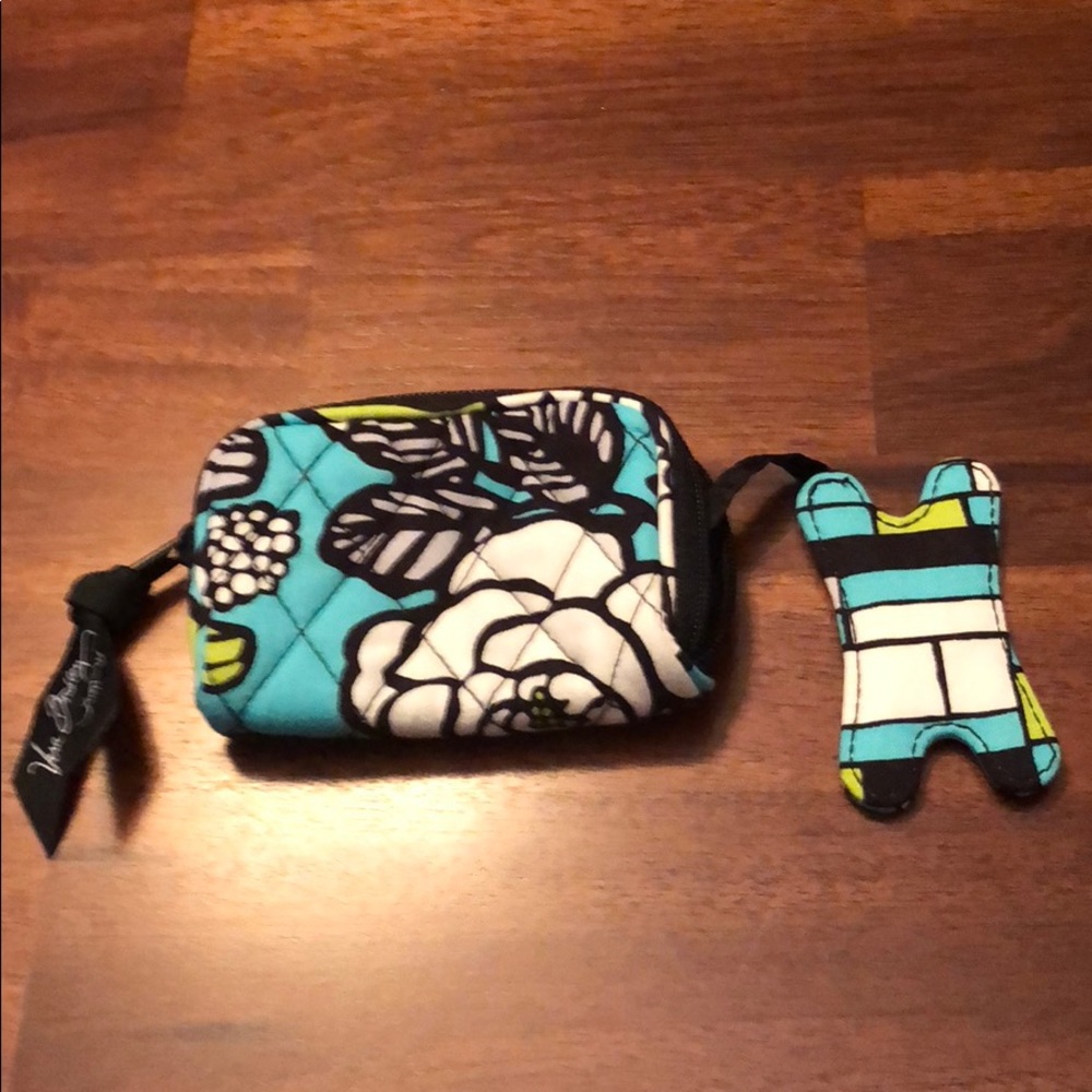 Vera Bradley small zip pouch.